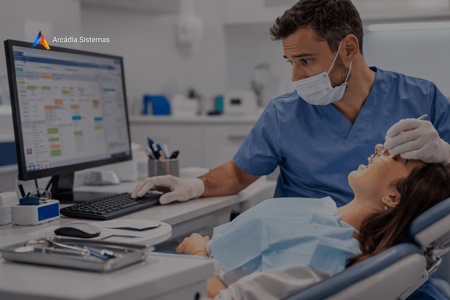 Falta de tempo para gestão administrativa da clínica